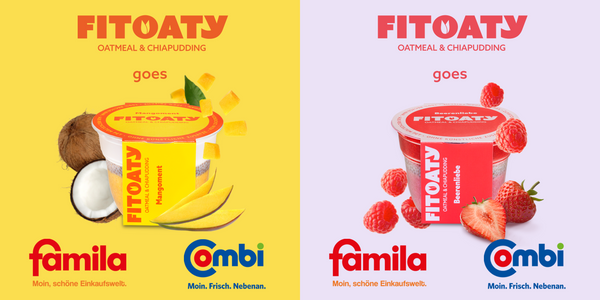 FitOaty erhält eine Einzelhandelsplatzierung in famila und Combi Supermärkten